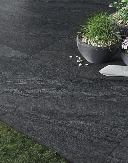 Pacific Anthracite Outdoor Stone Effect Floor Tile Outdoor Flooring - Image 3