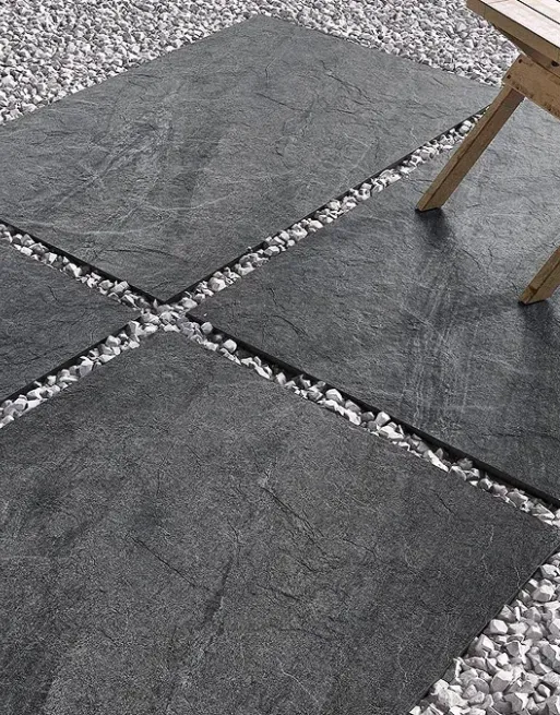 Pacific Anthracite Outdoor Stone Effect Floor Tile 3