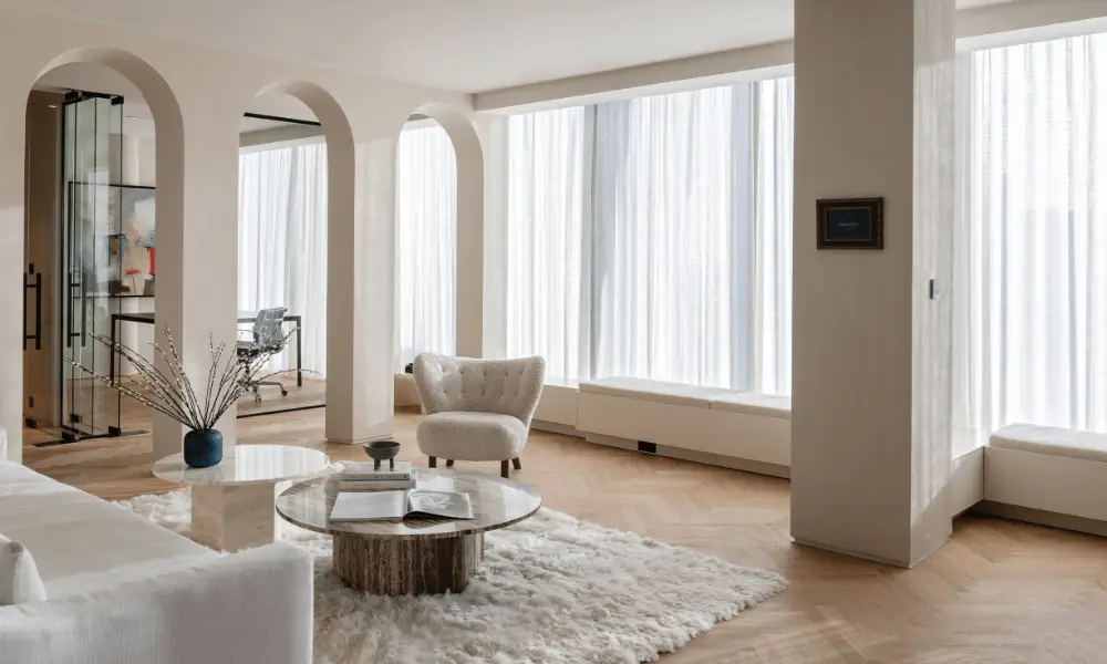 Matching Floors and Curtain Abu Dhabi