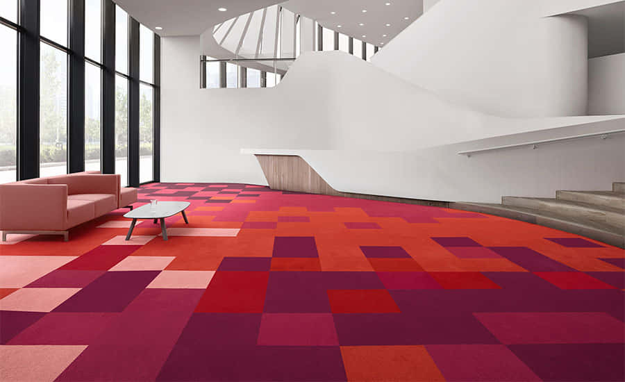High-quality office carpet tiles