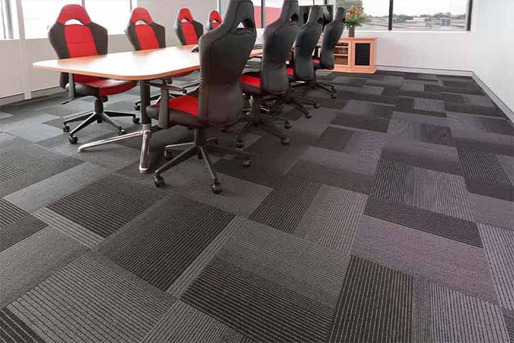 Modern office carpet tiles