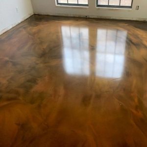 empty room with two windows and no one in the house or someone is using it