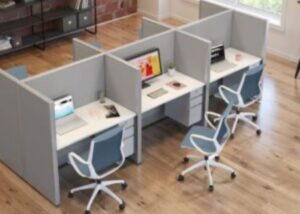 Cubicle Office Furniture 6 Seating