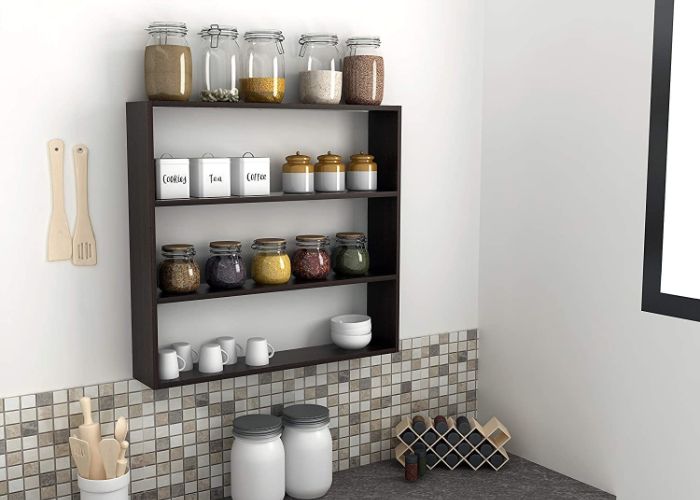 Kitchen Wall Mounted Storage Rack