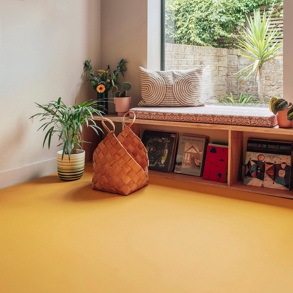 Highpoint Yellow rubber flooring