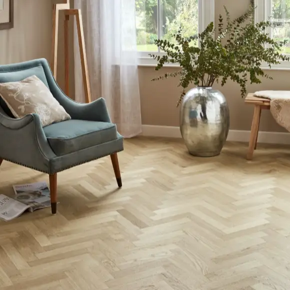 Solid Oak Parquet Block 01