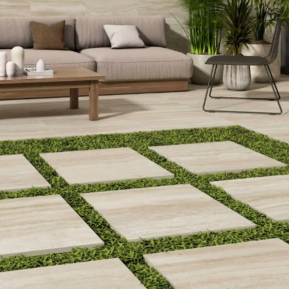 Arrow Beige Patio Flooring