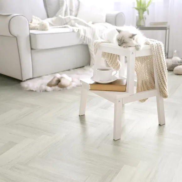 Alpine Birch Herringbone LVT