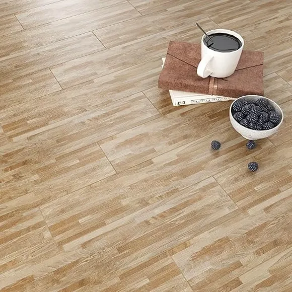 Beige Oak Peel Stick Flooring 1