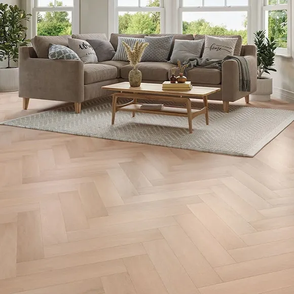 Chatsworth Oak Herringbone SPC Flooring