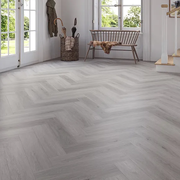 Cliffhaven Oak Herringbone SPC Flooring