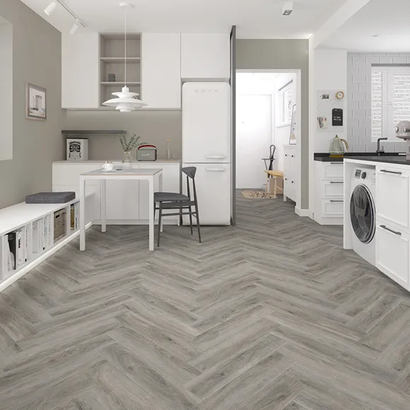 Concord Ash Herringbone SPC Flooring