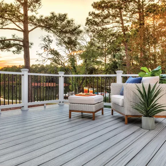 Foggy Wharf Composite Decking Sample Board