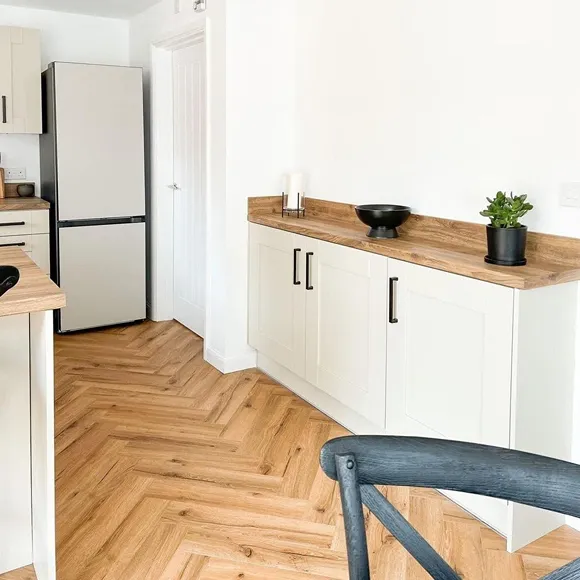 Ikura Oak Herringbone Click Vinyl SPC 2