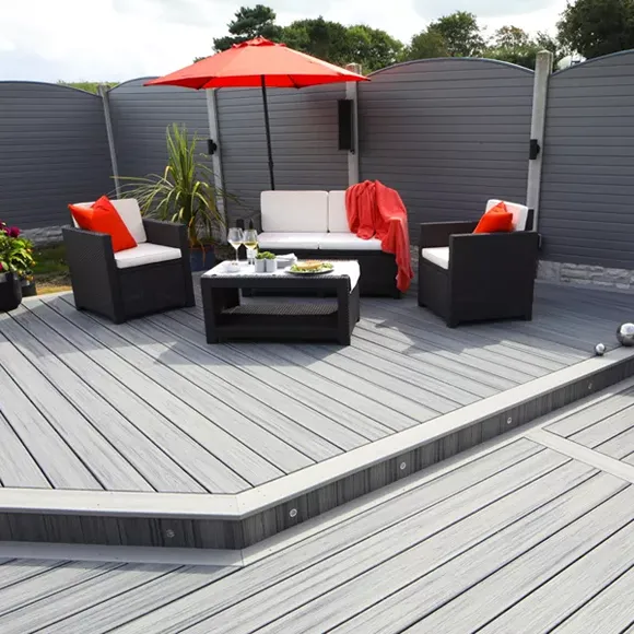Island Mist Composite Decking Sample Board