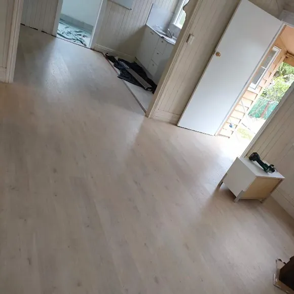Ivory Beige Hybrid SPC Flooring 6.5mm