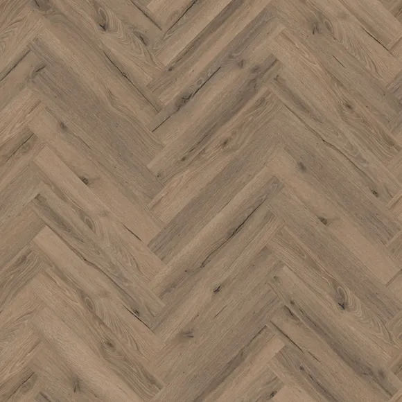 Latte Oak Herringbone Click Vinyl SPC 1