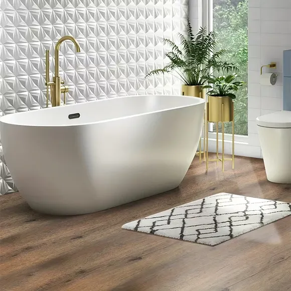 Light Wood Peel Stick Vinyl Flooring