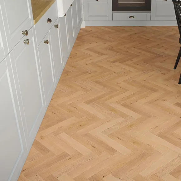 Natural Brushed Oak UV Flooring 1