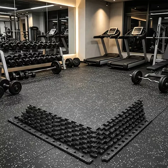 Non-Slip Rubber Fitness Floor Mats