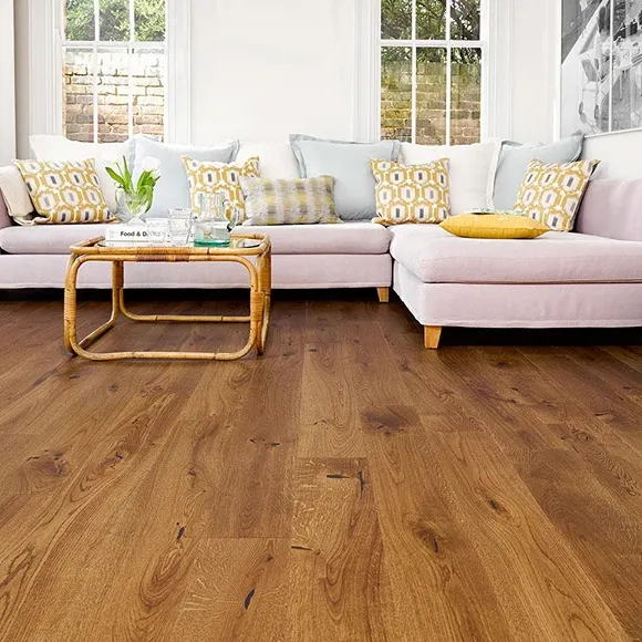 Oak Tawny Brown Engineered Wood Flooring