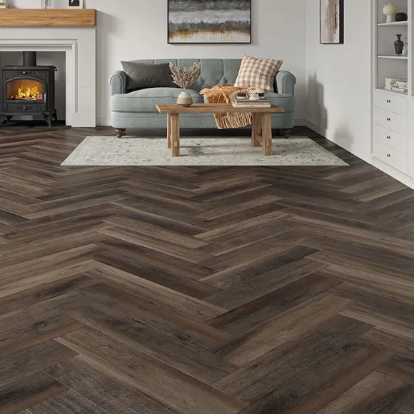 Riverside Oak Herringbone SPC Flooring