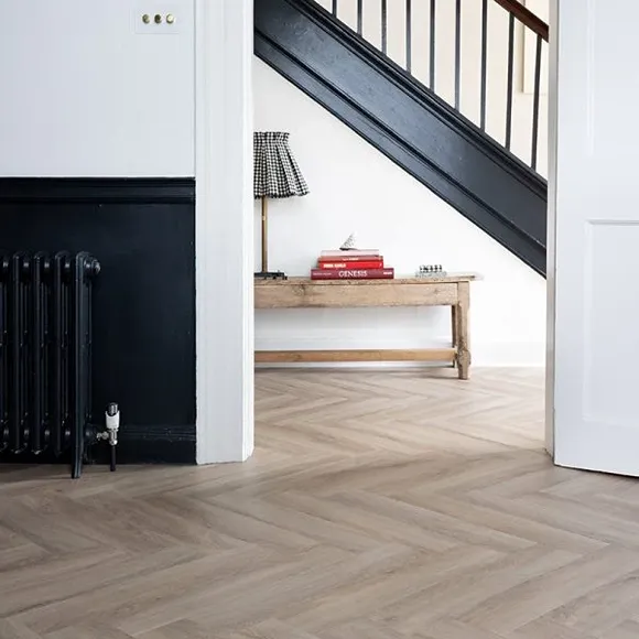 Rosehip Herringbone Vinyl Flooring