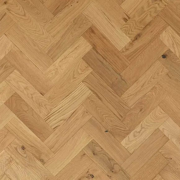 Rustic Natural Herringbone Wood Flooring 1