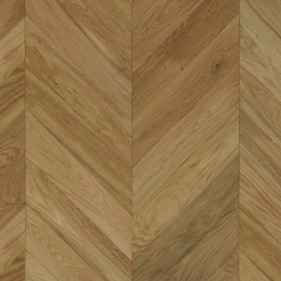 Select Oak Chevron UV Oiled Flooring 1