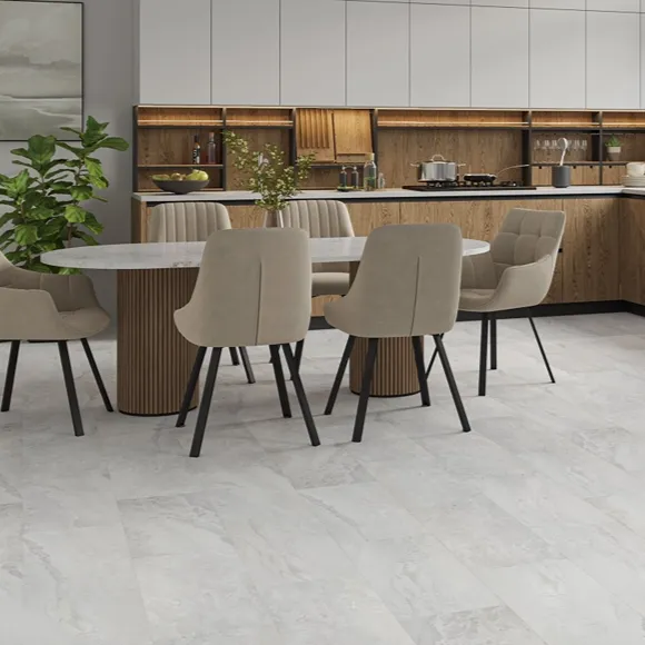 Slate Grey Tile LVT Flooring 2mm