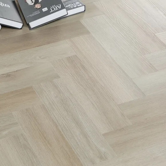 Snowcap Poplar Herringbone LVT 1