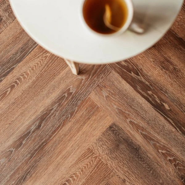 Toasted Oak Herringbone Vinyl 1