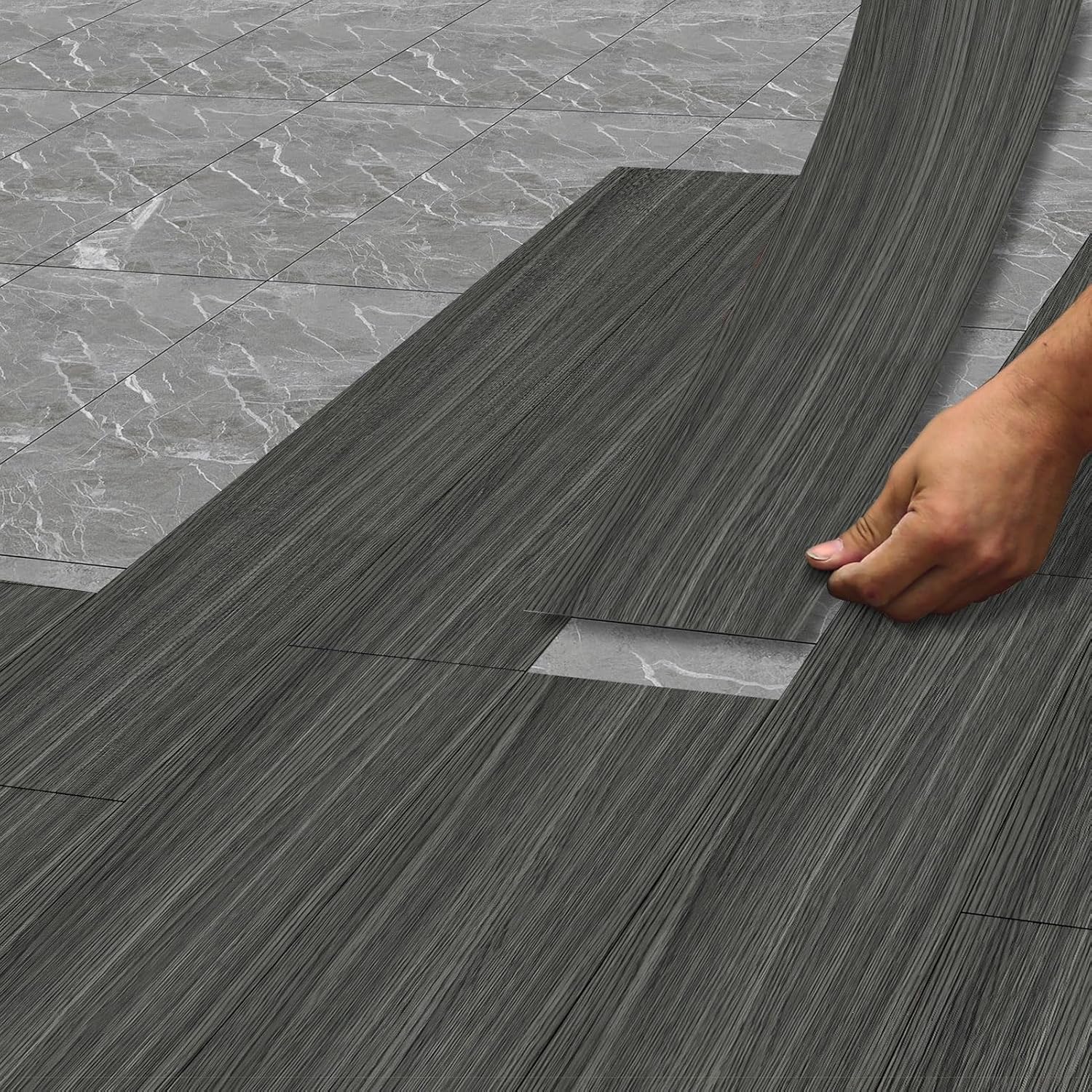 Vinyl tile flooring