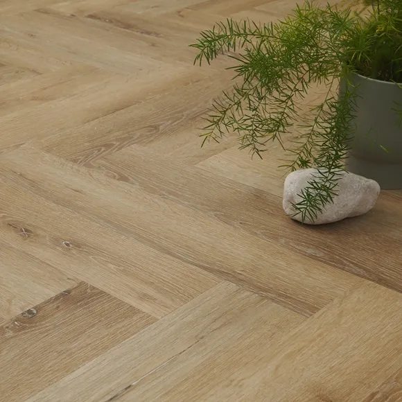 Voyager Oak Herringbone SPC Flooring