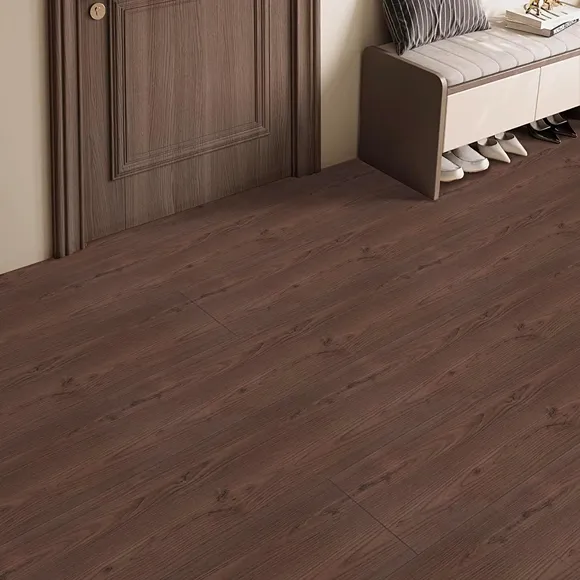 Walnut Brown Peel Stick Vinyl Flooring 1