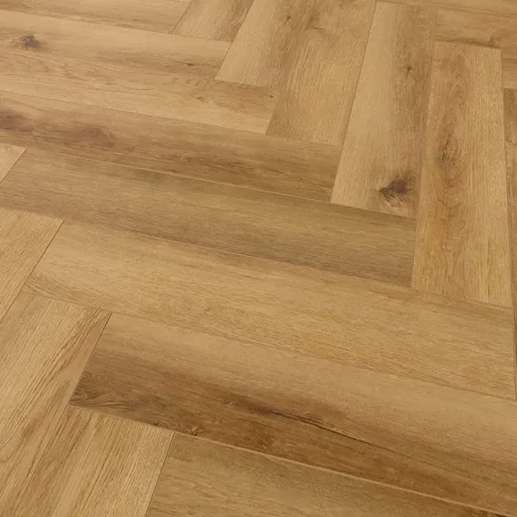 Warm Oak Herringbone Click Vinyl SPC 2