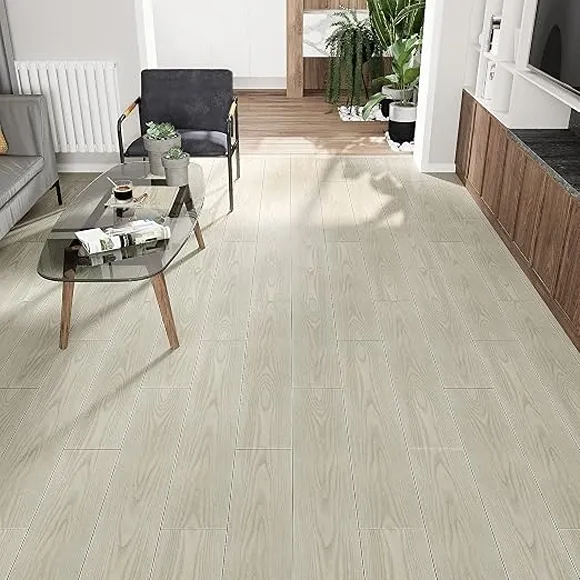 White Oak Peel Stick Vinyl Flooring