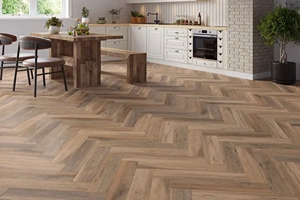 Herringbone SPC flooring