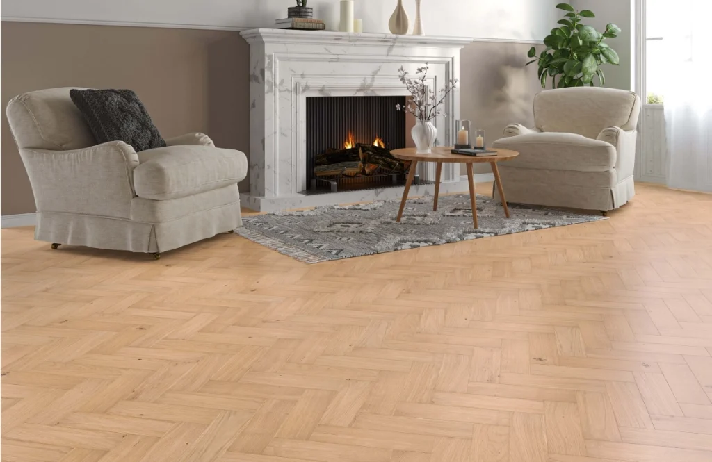 Pendant Oak Parquet Flooring