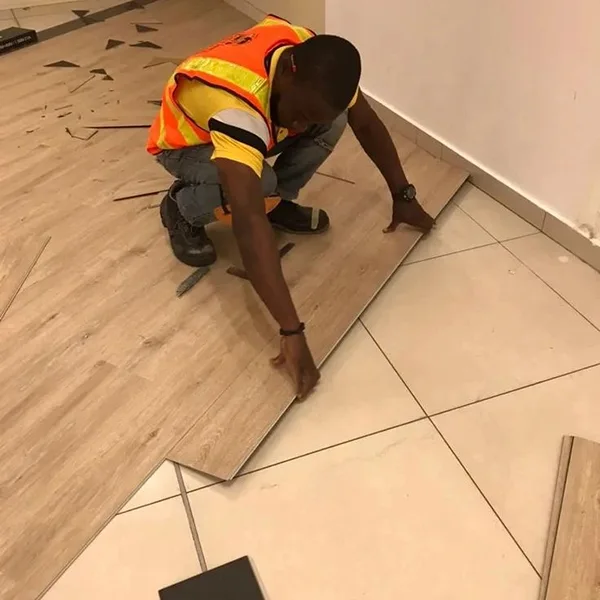 SPC Floor Plank Installation