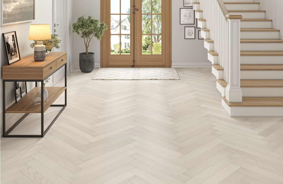 Snowflake Oak Parquet Flooring
