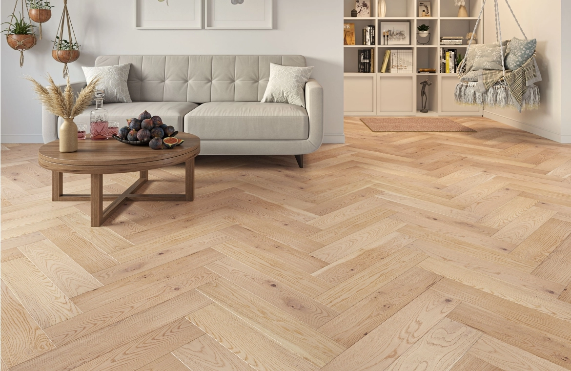 Wheat Oak Parquet Flooring
