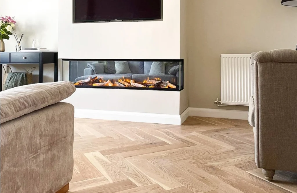 Wheat Oak Parquet Flooring